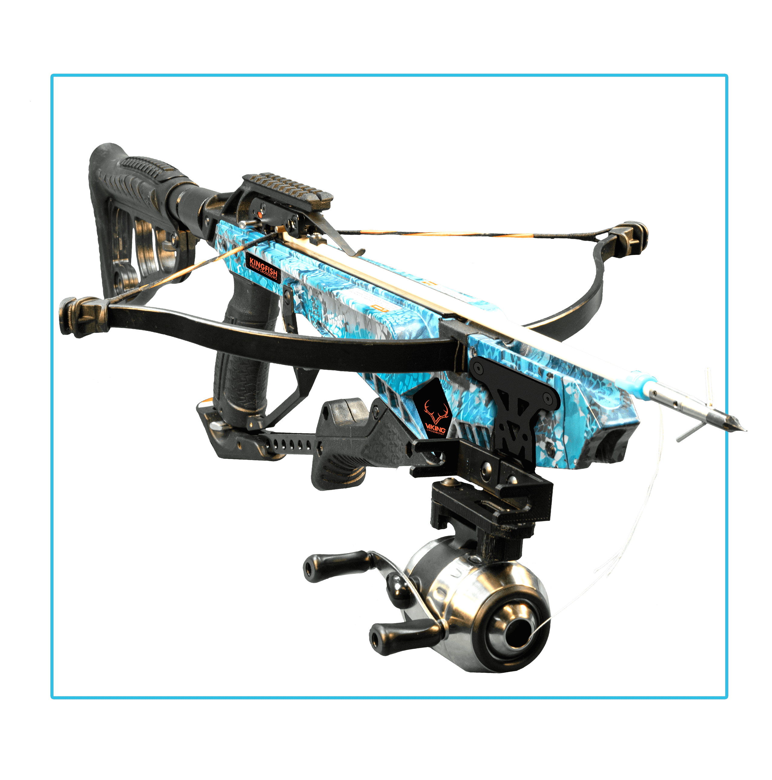crossbow with fishing reel Viking Kingfish Recurve Crossbow : Bowfishing Package – Masters Outdoors